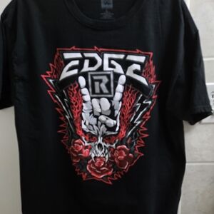 WWE EDGE Rated R Superstar Graphic T-Shirt You Know Me | Men’s Large